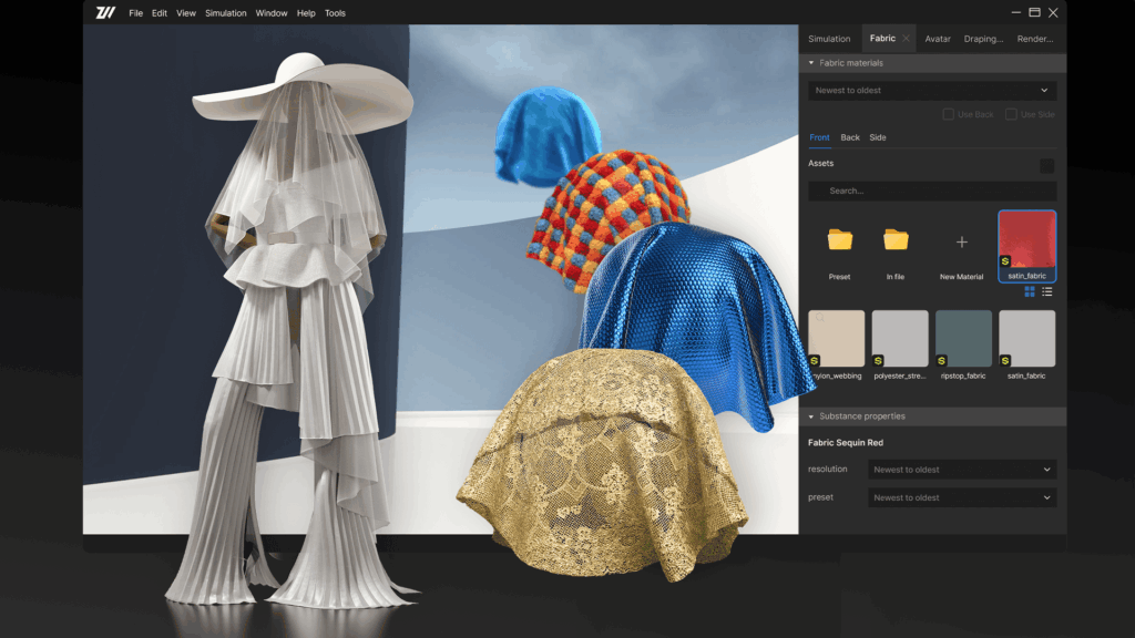 Interface do Audaces 3D